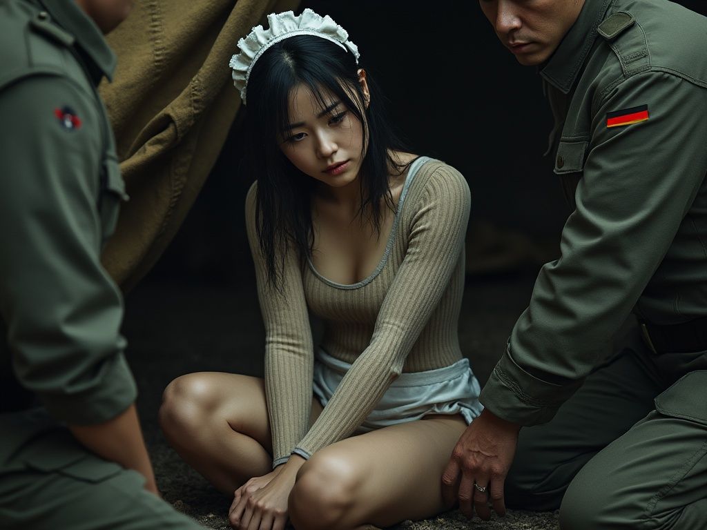 サンプル画像2:敗戦国のメイド強●妊娠編(もう限界) [d_473136]