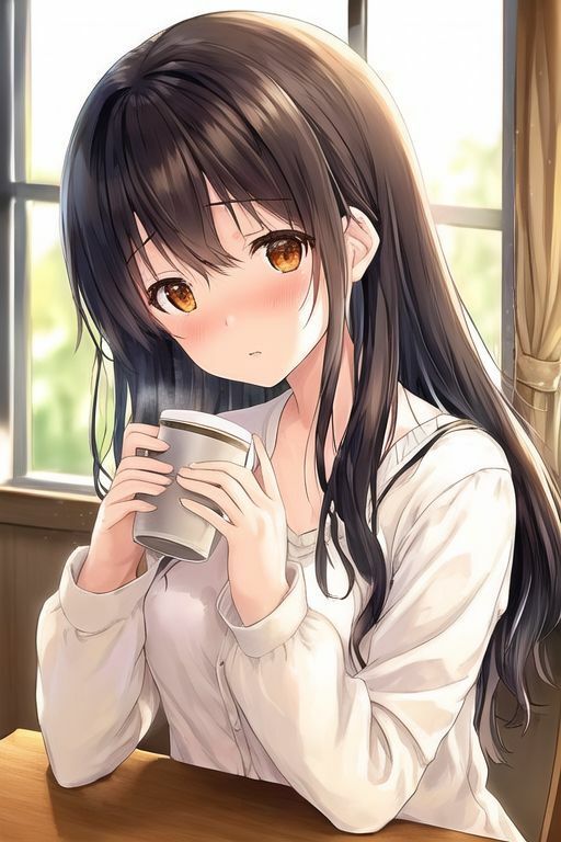 サンプル画像1:休日デート画像集 黒髪少女編(AIの絵筆) [d_473137]