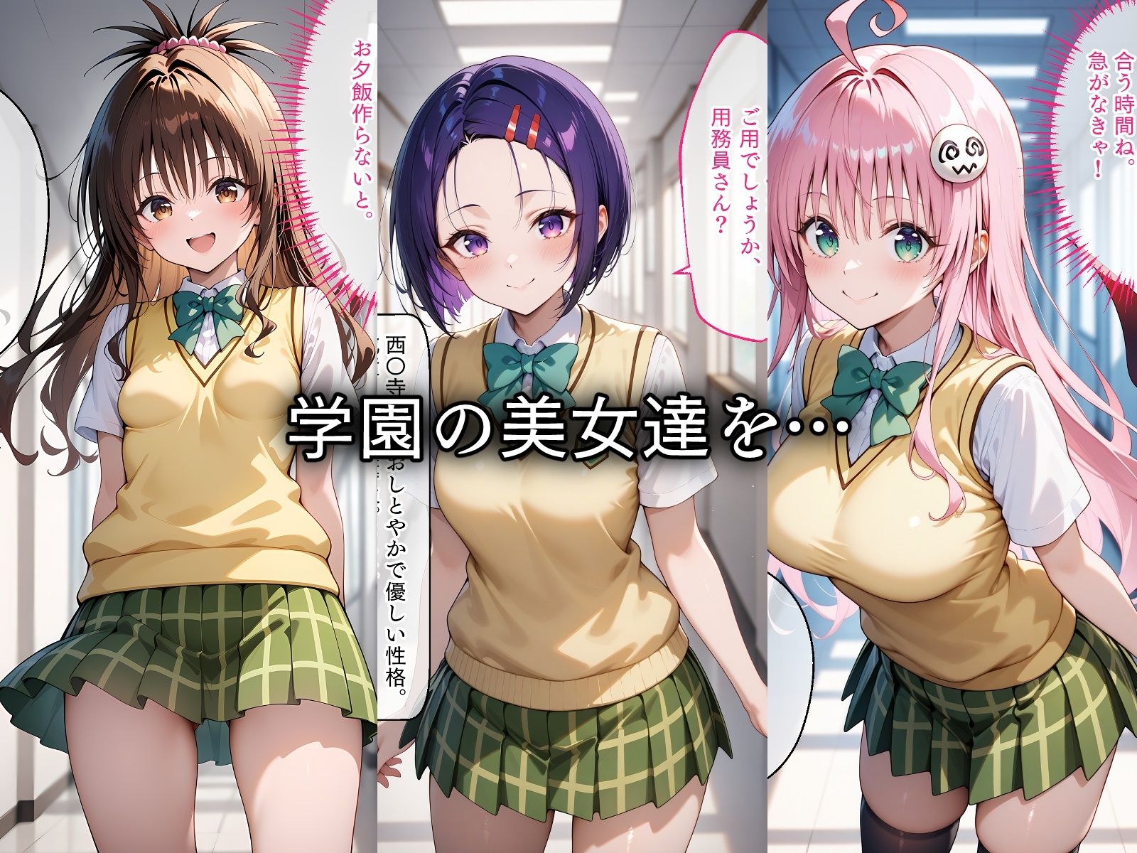 サンプル画像1:寝取られた彩〇学園〜催〇アプリで種付け完了(ロムッテロ) [d_473170]