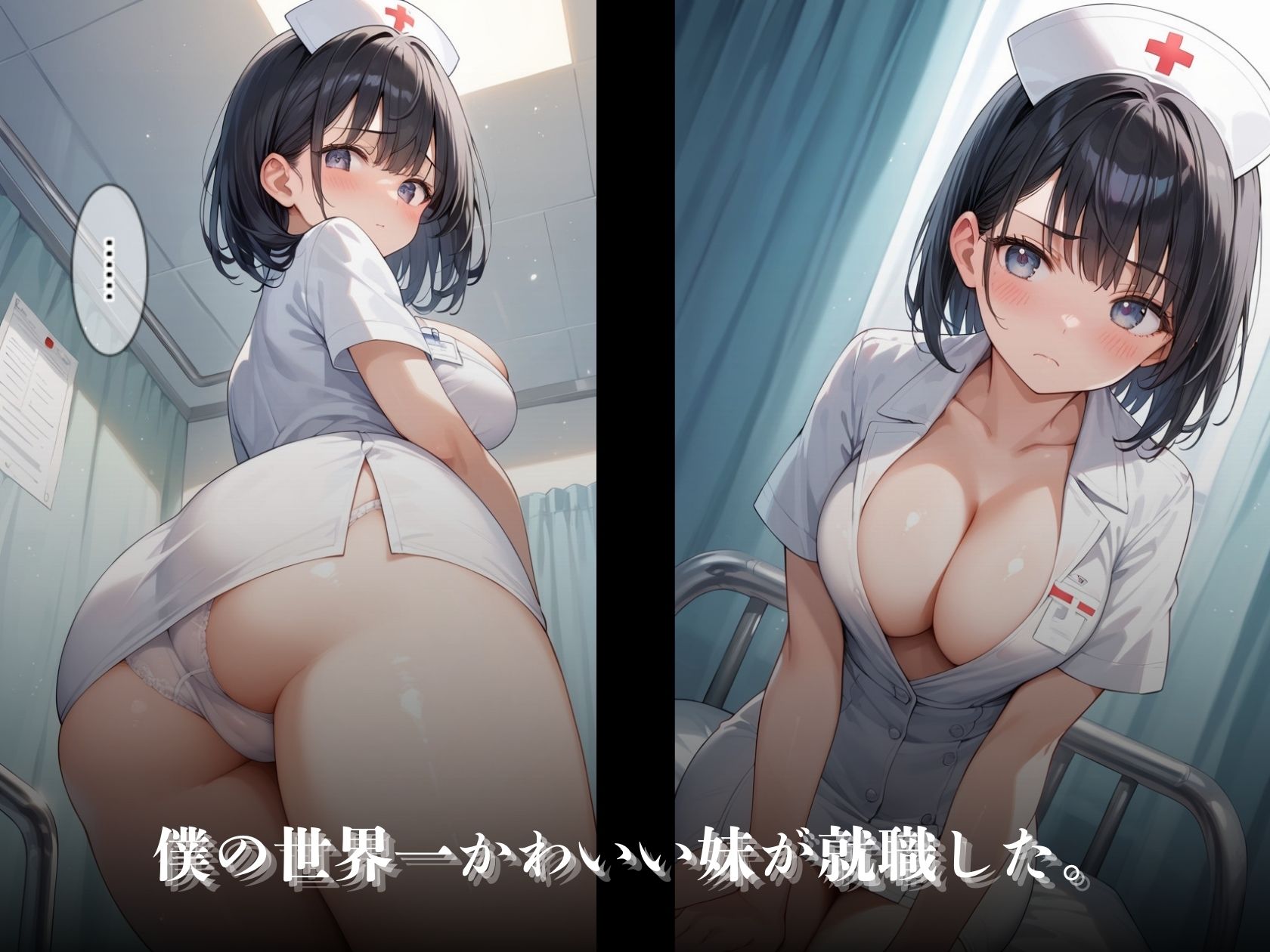 サンプル画像2:妹は中出しサポート付きのナース！？(7Lab) [d_473215]