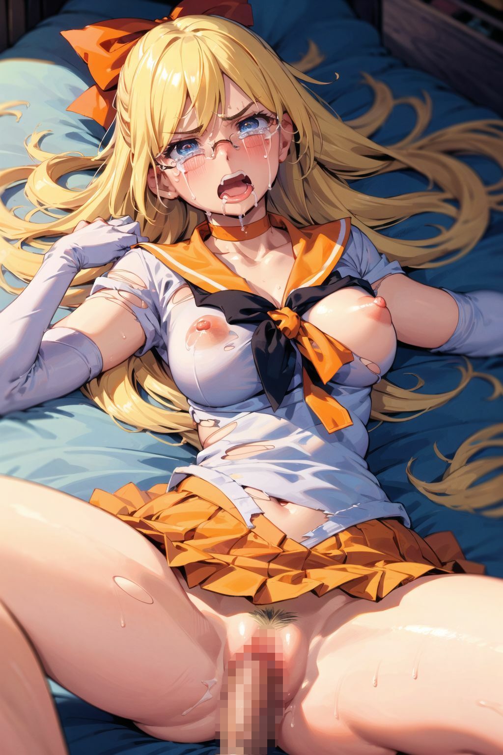 サンプル画像3:犯〇れる眼鏡のセー〇ーヴィー〇ス(Iqo’s Sexuality Management.) [d_473237]