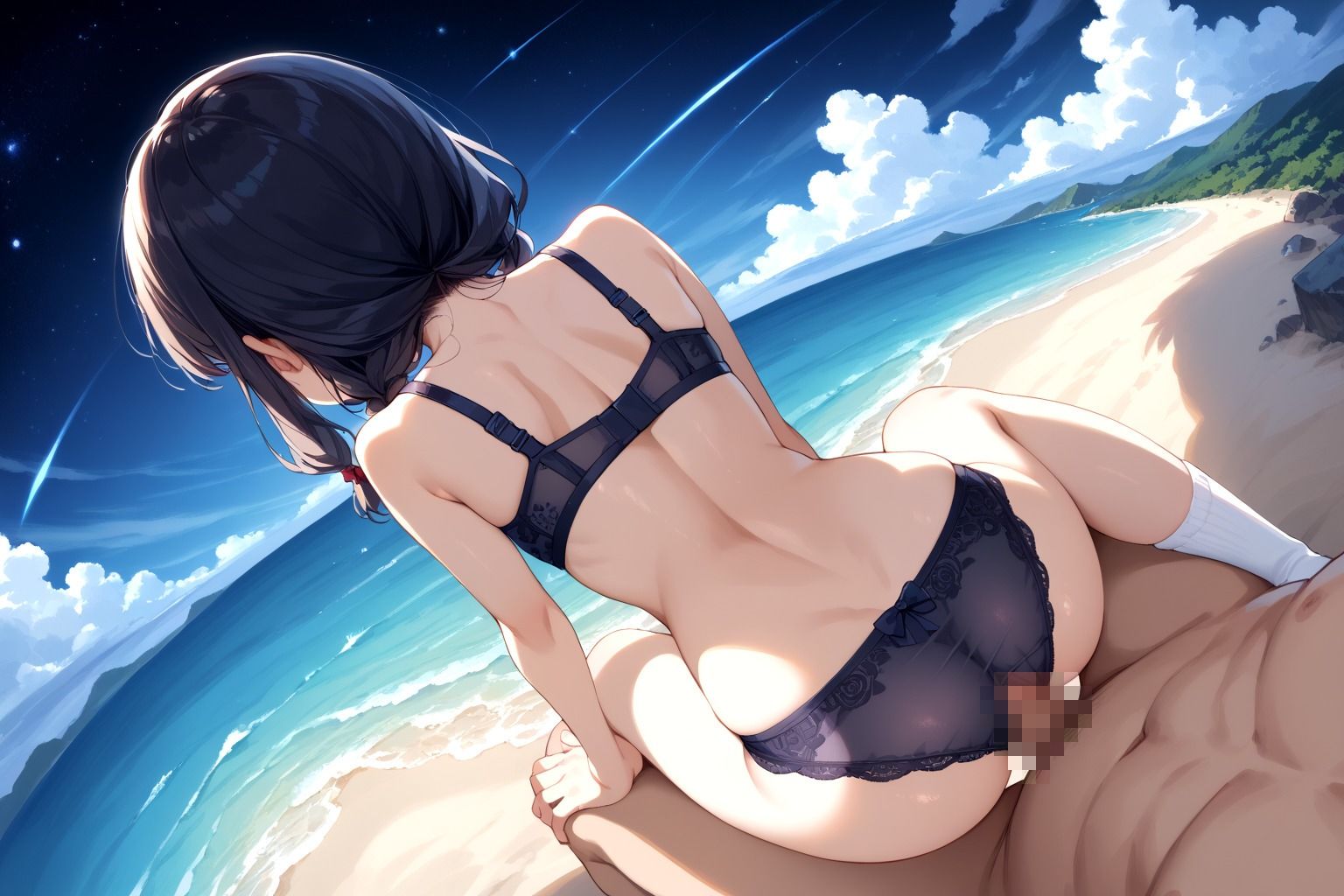 サンプル画像2:うみ物語 浜辺で孕まされる寝取りの宴(デスピール) [d_473270]