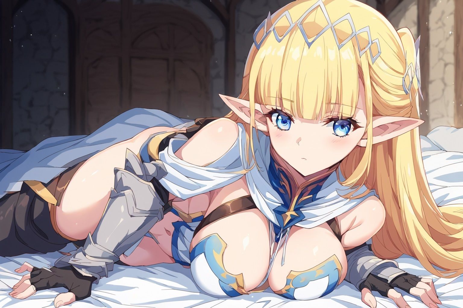 サンプル画像4:襲われたエルフ騎士ベロキス処女喪失SEX(リイバーワークス) [d_473279]