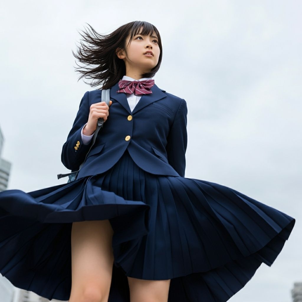 サンプル画像3:期待しちゃう上昇気流(もう限界) [d_473294]