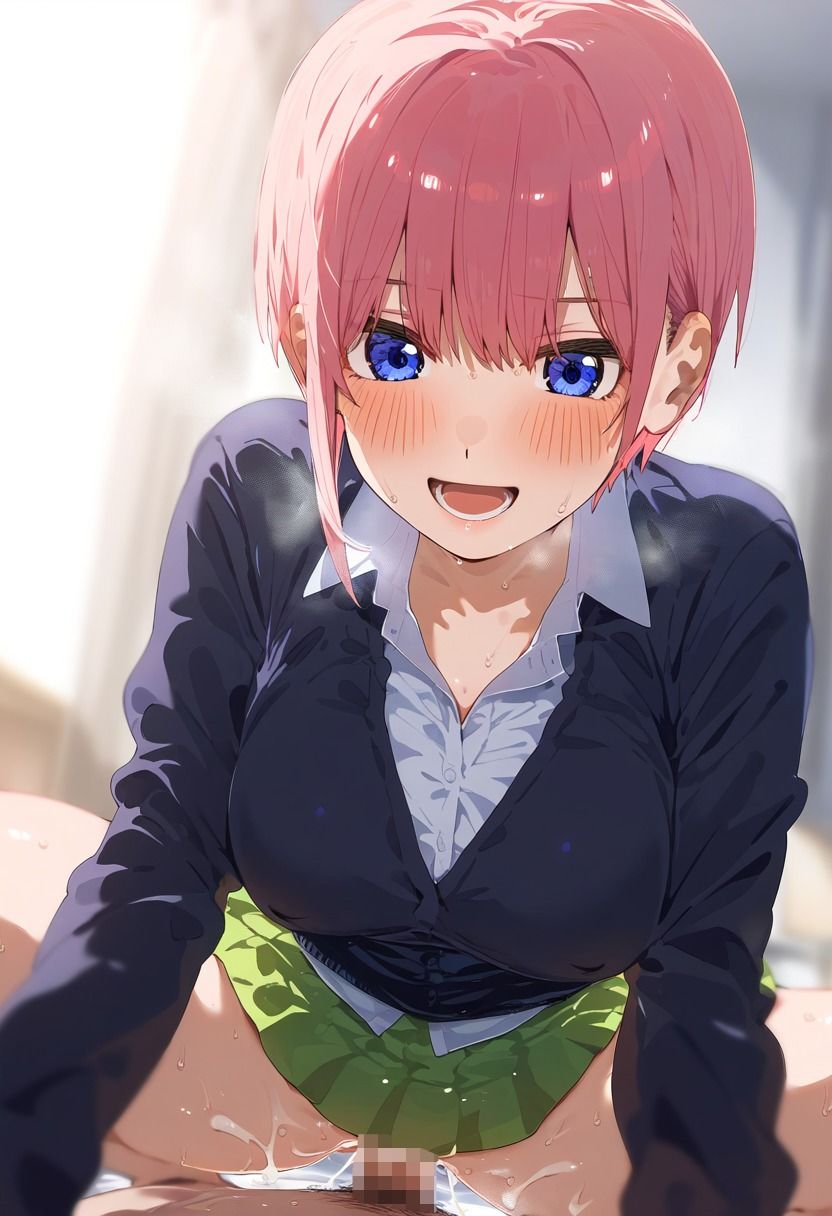 サンプル画像2:五等分の〇嫁 制服えっち 中〇一花編(amaoto) [d_473309]