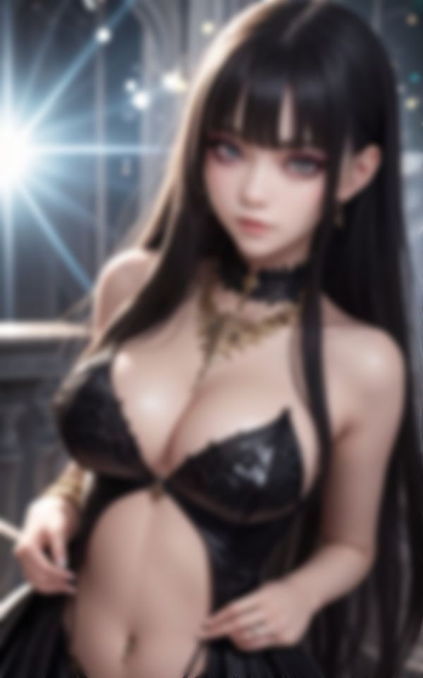 サンプル画像4:異世界転生で出会った淫乱小悪魔巨乳美女記録集(AIの悪戯) [d_473320]