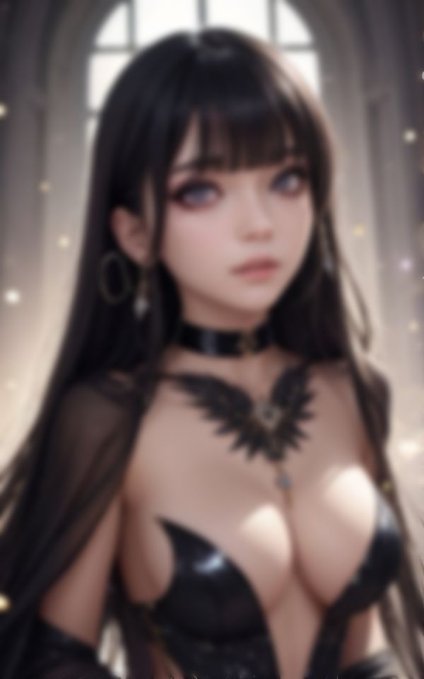 サンプル画像1:エチエチ淫らな淫乱巨乳の新人魔女っ娘コスプレイヤー写真集(リンカAI) [d_473334]