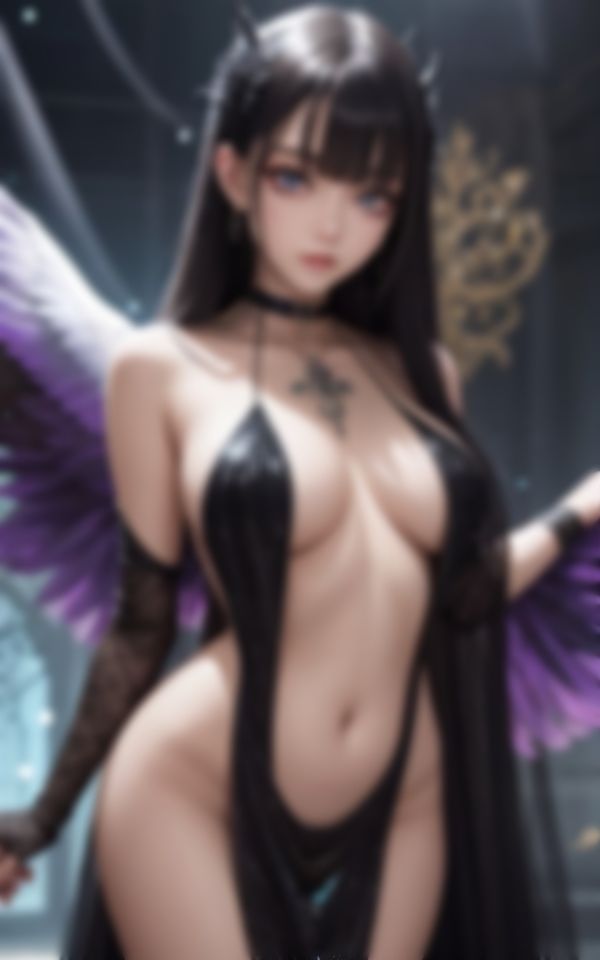 サンプル画像6:エチエチ淫らな淫乱巨乳の新人魔女っ娘コスプレイヤー写真集(リンカAI) [d_473334]