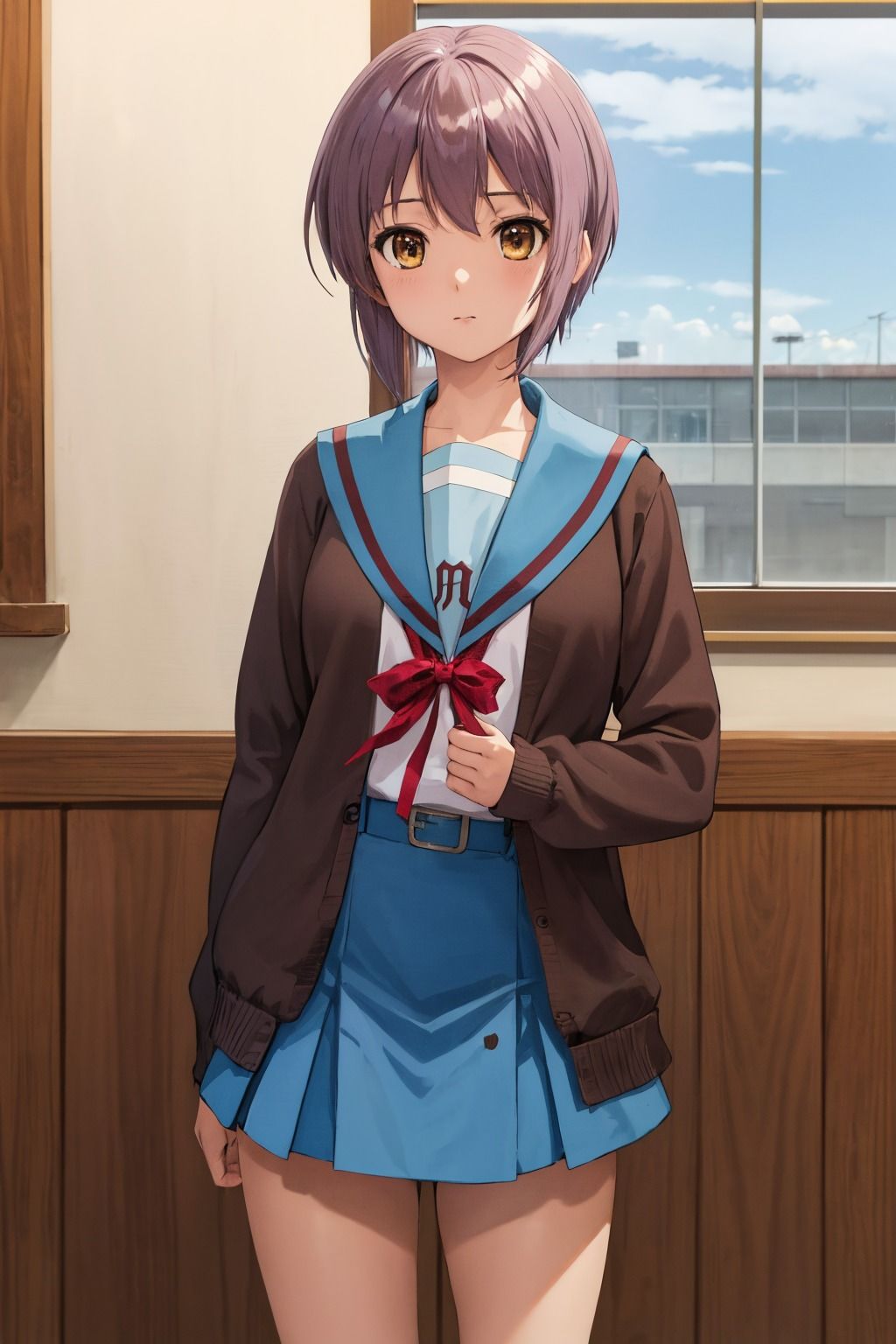 サンプル画像2:【涼宮ハ●ヒの憂鬱】長●有希のエロCGイラスト集(アトリエわたあめ) [d_473335]