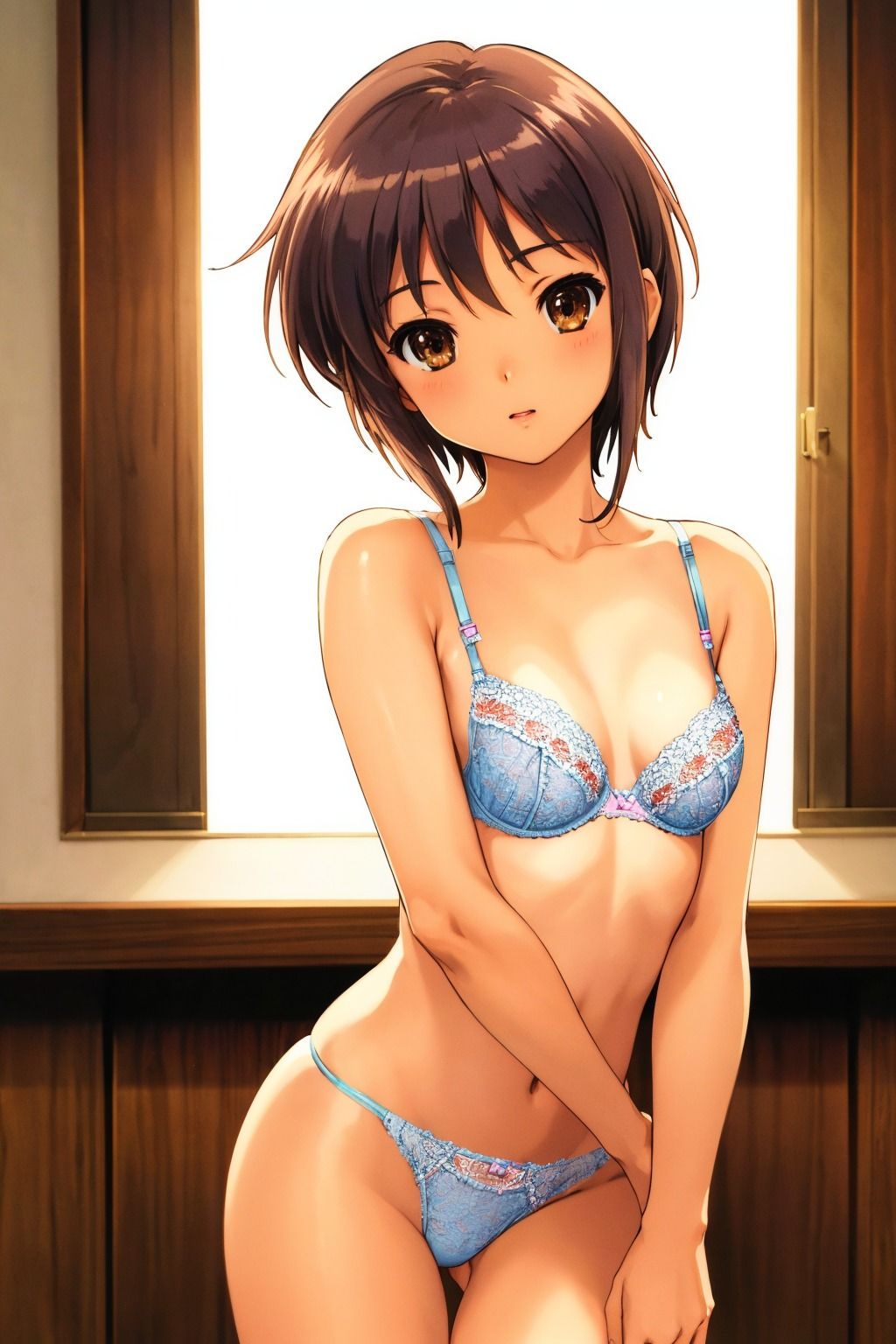 サンプル画像4:【涼宮ハ●ヒの憂鬱】長●有希のエロCGイラスト集(アトリエわたあめ) [d_473335]