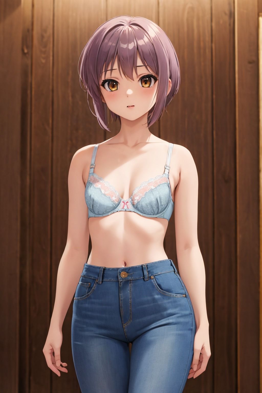 サンプル画像5:【涼宮ハ●ヒの憂鬱】長●有希のエロCGイラスト集(アトリエわたあめ) [d_473335]