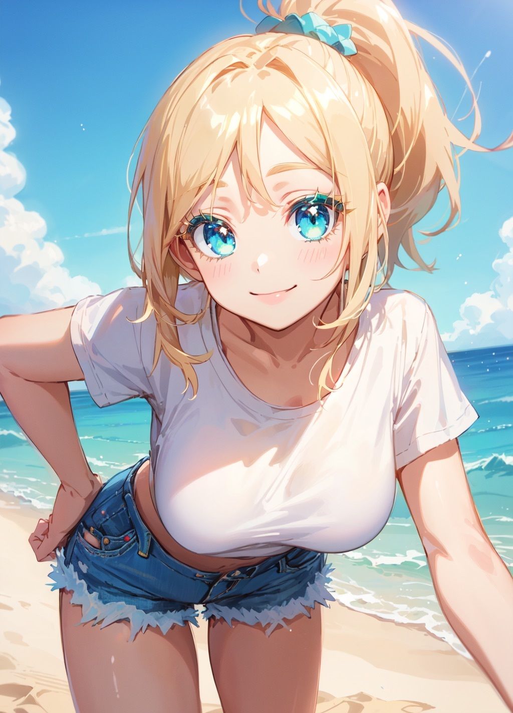 サンプル画像1:ぶっかけビーチ！エッチなあの娘にぶっかけよう！(Nわーくす) [d_473367]