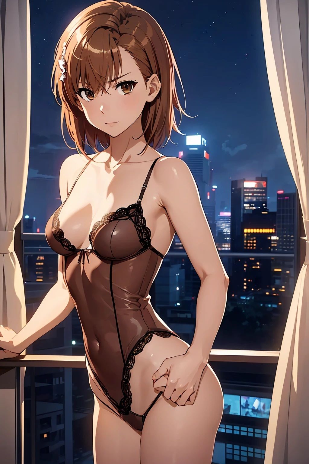 サンプル画像2:御坂〇琴  セクシーランジェリー（73枚）(ひぐまアート) [d_473402]