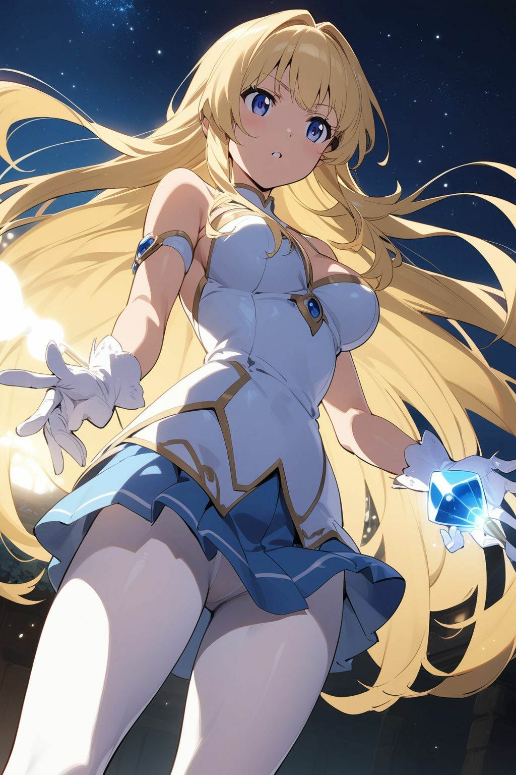 サンプル画像2:AIキャラ素材集3 魔法少女のWebコミック風(AIいらすと屋) [d_473404]