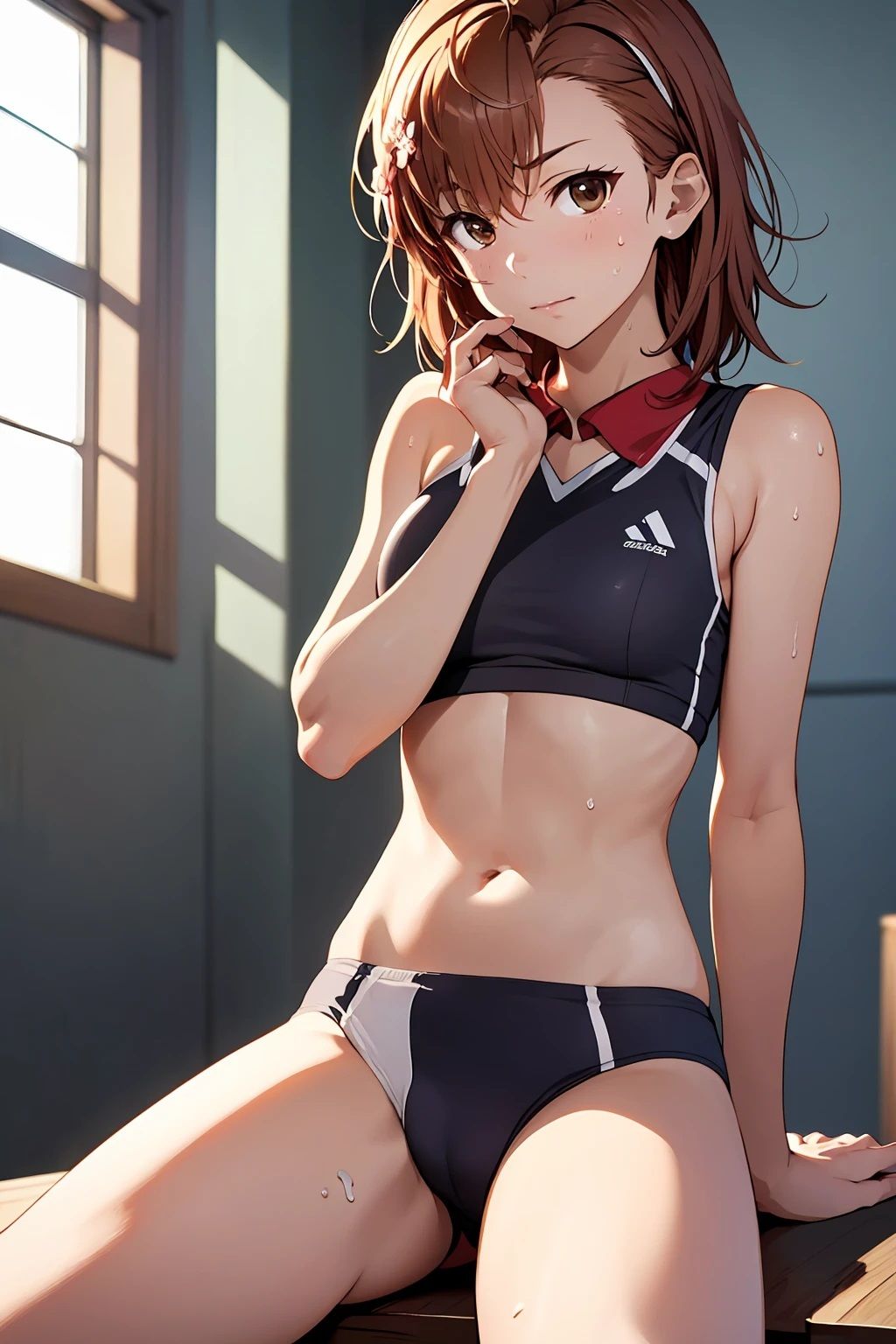 サンプル画像1:御坂〇琴 陸上コス（83枚）(ひぐまアート) [d_473413]