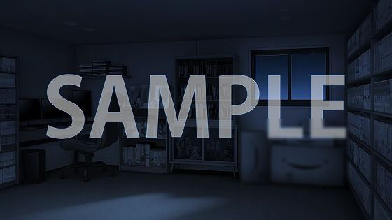 サンプル画像4:【背景素材】男の子の部屋（7004_bg02）【時間差分あり】(XERO) [d_473493]