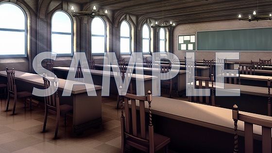 サンプル画像1:【背景素材】教室（7004_bg04）【時間差分あり】(XERO) [d_473497]