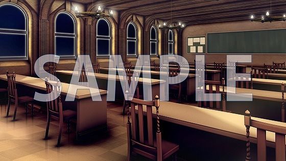 サンプル画像3:【背景素材】教室（7004_bg04）【時間差分あり】(XERO) [d_473497]