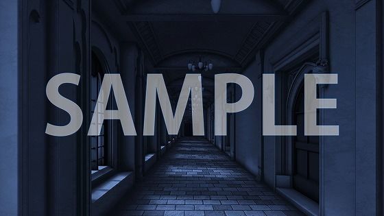 サンプル画像4:【背景素材】廊下（7004_bg05）【時間差分あり】(XERO) [d_473499]