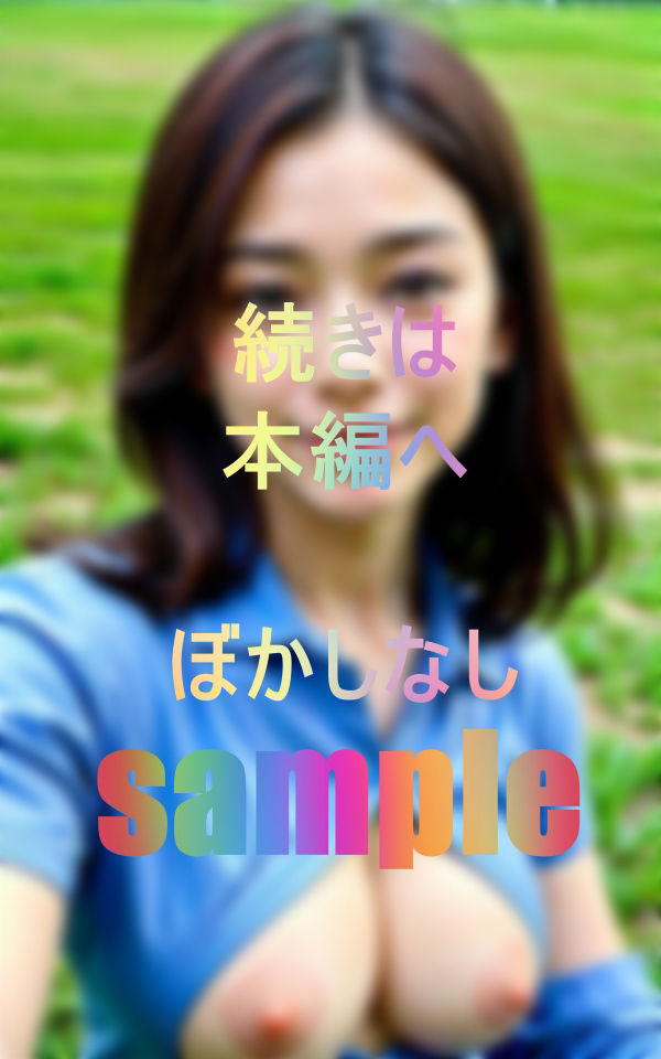 サンプル画像6:街で声をかけた美人な人妻さんに初めての野外露出をしてもらいました(マイキ) [d_473553]