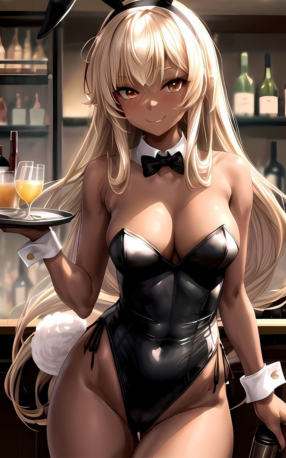 サンプル画像1:黒ギャルバニーとヤリまくり(Aidoll) [d_473573]