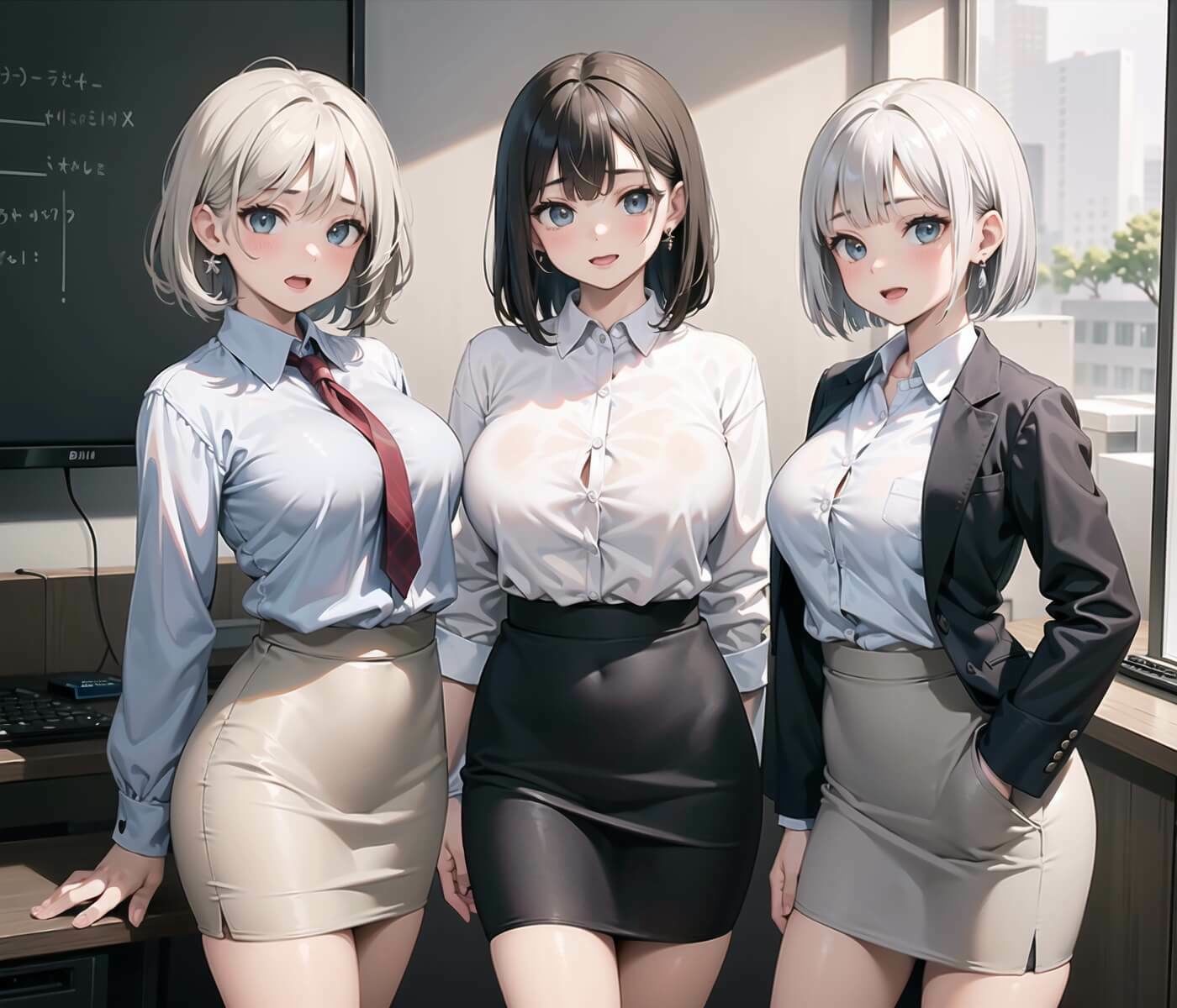 サンプル画像2:全部中に出して…？美人秘書課を催○支配！12【美麗CG200枚収録】(アメジストの涙) [d_473607]