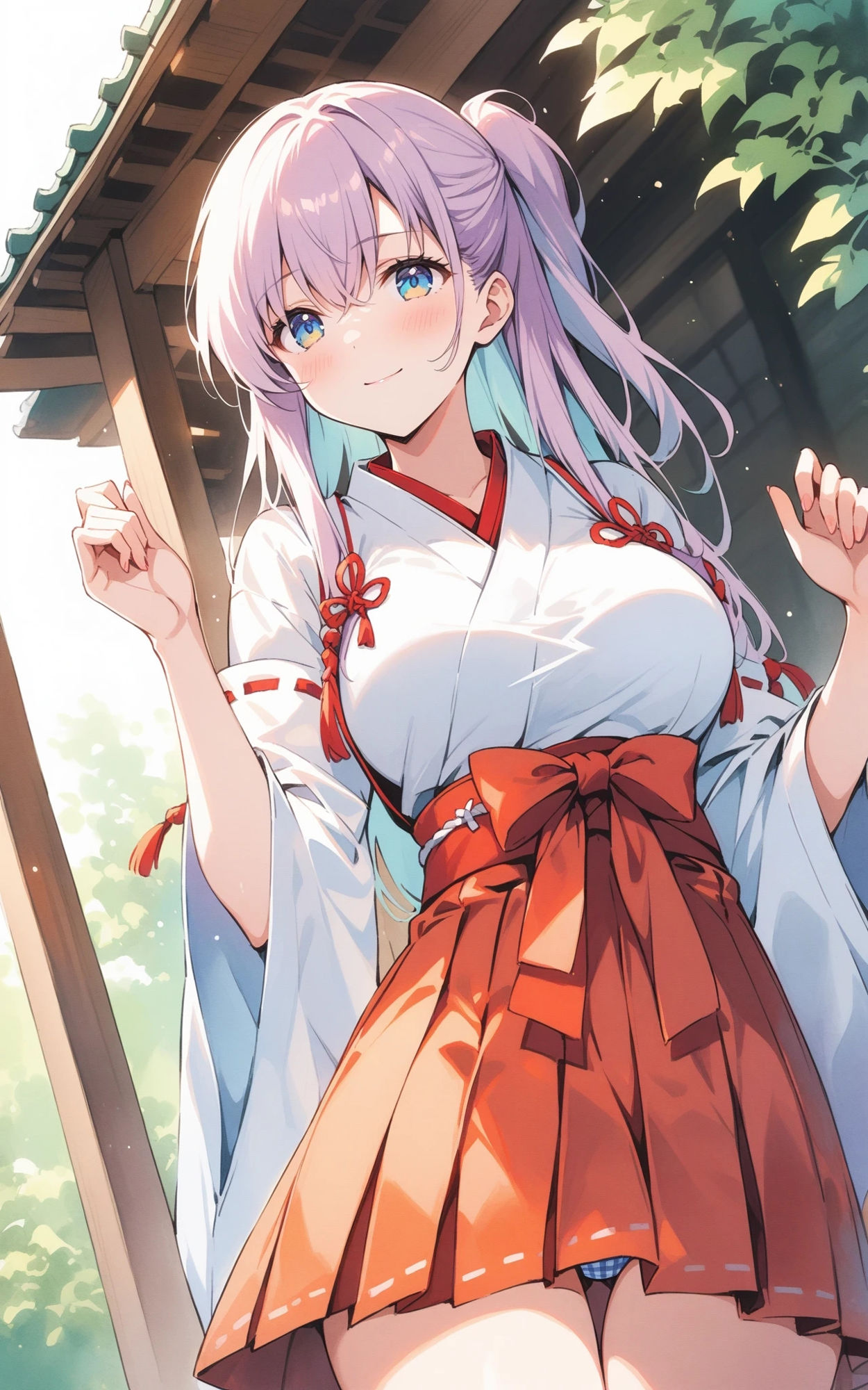 サンプル画像2:【R18】【美少女研究本】巫女生ハメ編(画像生成マン) [d_473634]