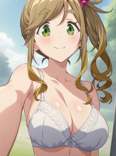 サンプル画像2:ゆるキャンの犬山あおいから送られてきた自撮り写真(自撮りサークル  イカスミ工房) [d_473653]