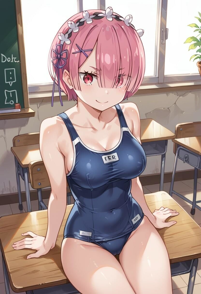 【ラムイラストエロ画像】リゼロに登場するラムちゃんのエッチな画像集