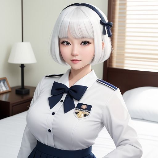 サンプル画像1:【超美麗高画質】白髪巨乳美少女のエロ画像集(星空シュガー) [d_473759]
