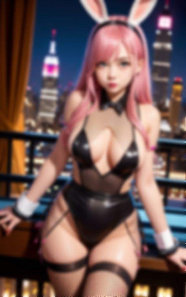 サンプル画像4:エチエチおっぱいでお客様を満足させる淫乱バニーガール記録集(セクシーAI) [d_473777]