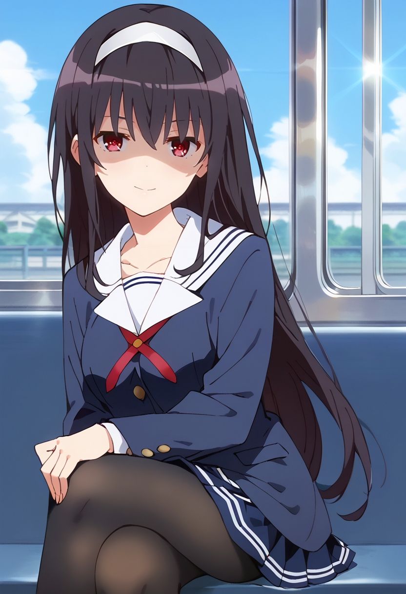 サンプル画像1:霞●丘詩羽 サディスティックな先輩に、どんな場所でも求められる。(むさこた) [d_473824]