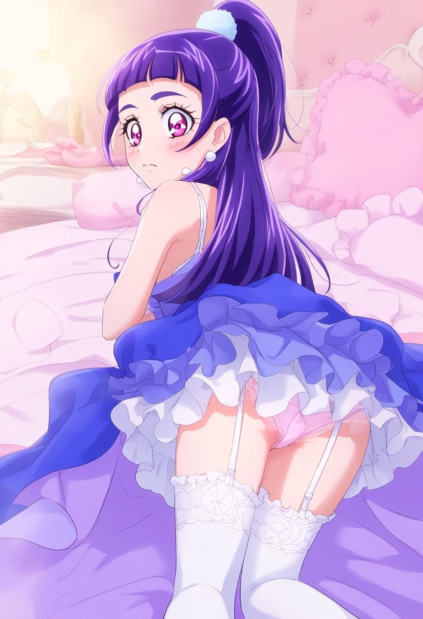 サンプル画像3:魔法使いだけど物理！  のふたりとらぶらぶえっち(ぬぎかけぱんつ) [d_473828]