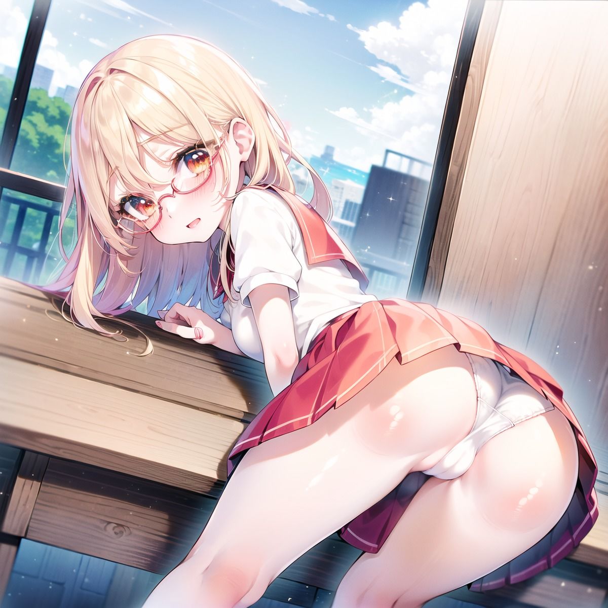 サンプル画像1:発情！優等生眼鏡女子300選 Part7(癒しエロっち) [d_473832]