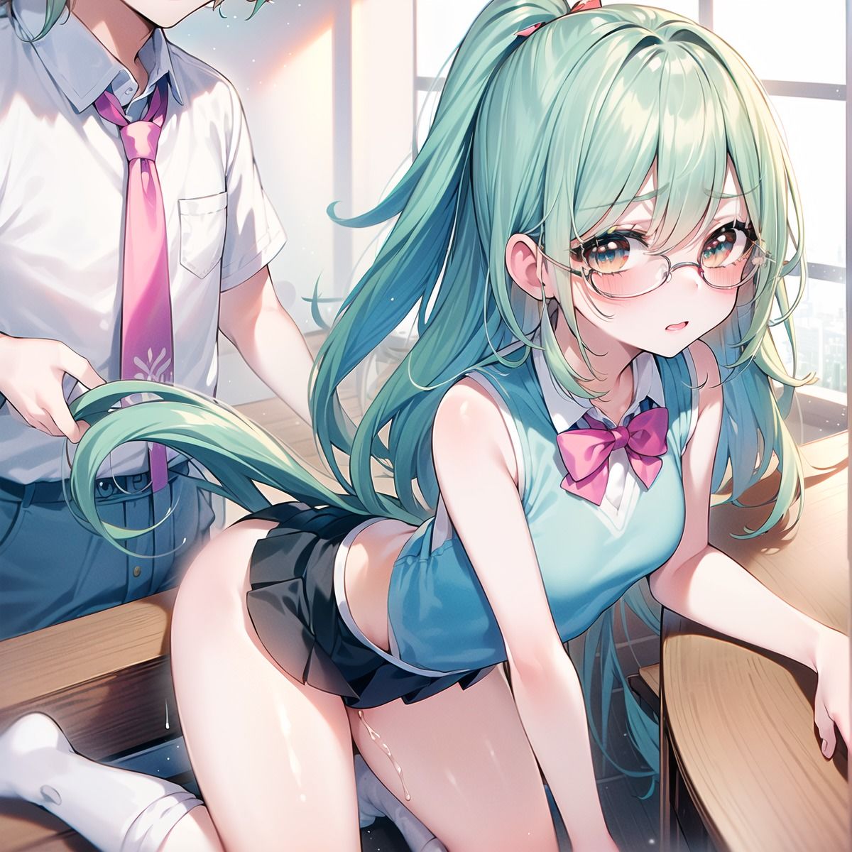 サンプル画像2:発情！優等生眼鏡女子300選 Part7(癒しエロっち) [d_473832]