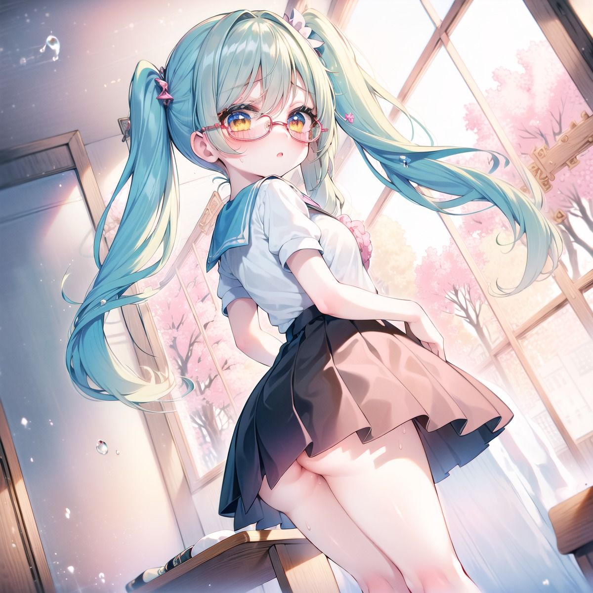 サンプル画像5:発情！優等生眼鏡女子300選 Part7(癒しエロっち) [d_473832]