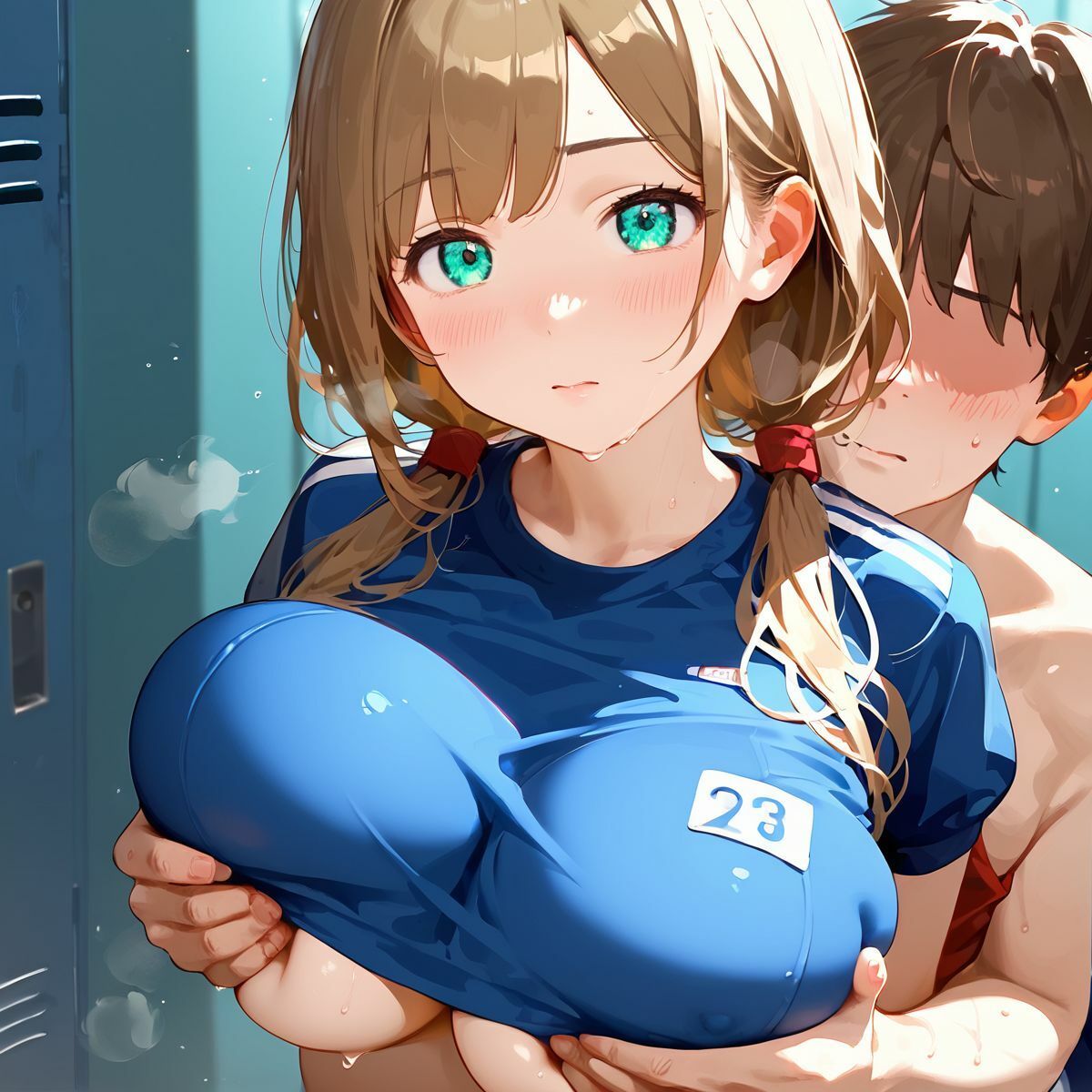 サンプル画像5:女子校生の蒸れた体操服をレロレロする01(みたらしあんこ) [d_473867]