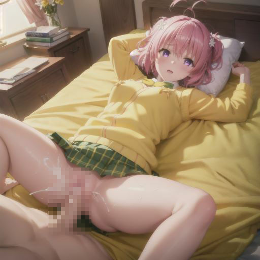 サンプル画像1:T〇LOVEる モモ・ベ〇ア・デビルークちゃんと、気持ちいいことしませんか？(Animan) [d_473888]