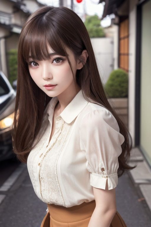 サンプル画像4:AI美女写真集「街角美女」vol.1(駄馬) [d_473893]