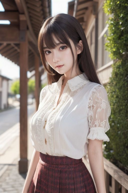 サンプル画像5:AI美女写真集「街角美女」vol.1(駄馬) [d_473893]