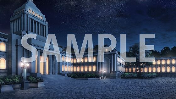 サンプル画像3:【背景素材】学園  外観（7004_bg07）【時間差分あり】(XERO) [d_473981]