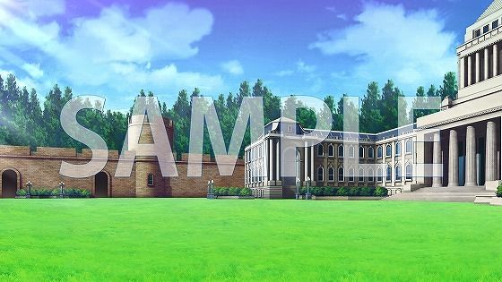 サンプル画像1:【背景素材】校庭（7004_bg08）【時間差分あり】(XERO) [d_473983]