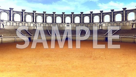 サンプル画像1:【背景素材】コロシアム（7004_bg12）【時間差分あり】(XERO) [d_473995]