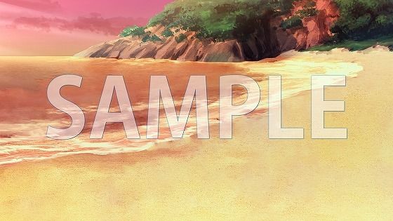 サンプル画像2:【背景素材】砂浜（7004_bg13）【時間差分あり】(XERO) [d_473997]