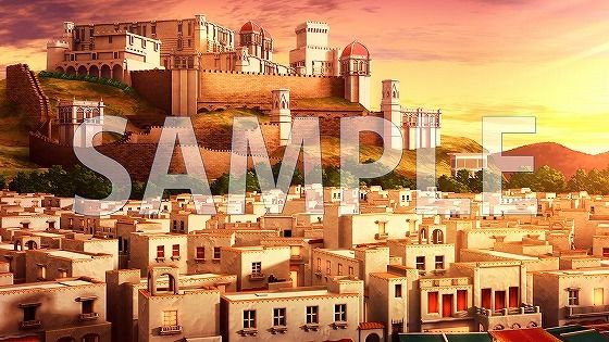 サンプル画像2:【背景素材】王都（7004_bg16）【時間差分あり】(XERO) [d_474004]