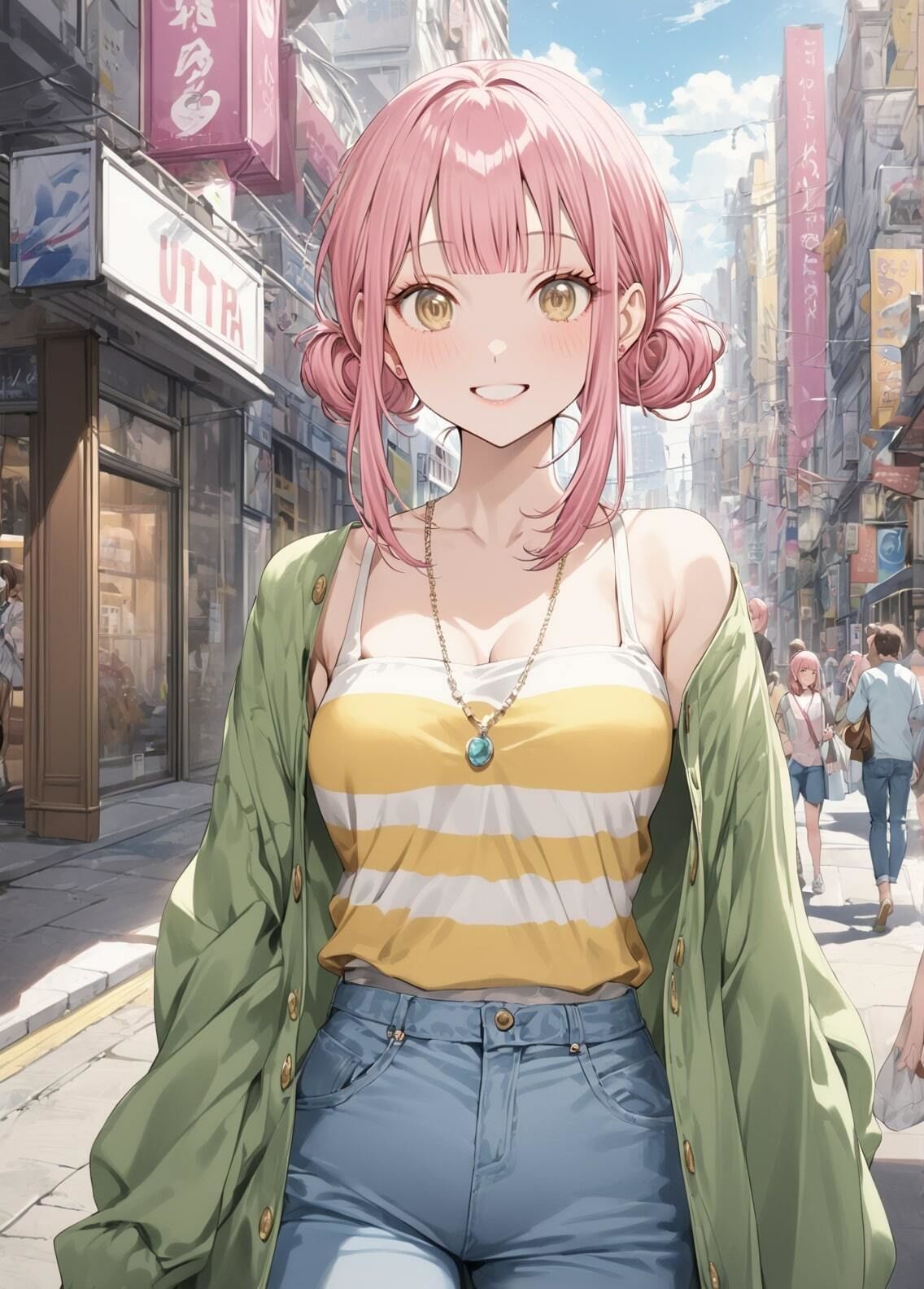 サンプル画像1:「アオのハコ」蝶野雛 私服写真集（全25種類455枚）(人の海) [d_474016]