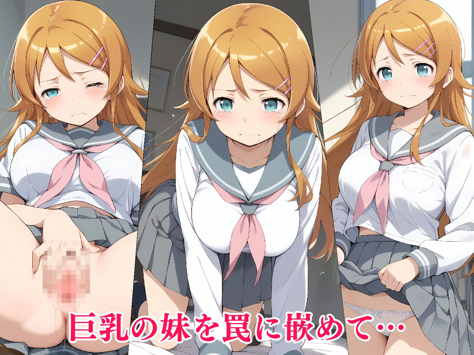 サンプル画像1:脅され泣きじゃくり高〇桐乃(ギジミン) [d_474025]