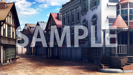 サンプル画像1:【背景素材】大通り（6267_bg01）【時間差分あり】(XERO) [d_474047]