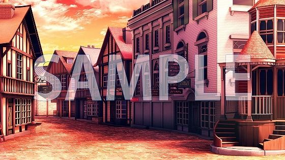 サンプル画像2:【背景素材】大通り（6267_bg01）【時間差分あり】(XERO) [d_474047]