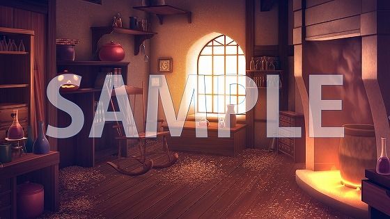 サンプル画像2:【背景素材】工房（6267_bg04）【時間差分あり】(XERO) [d_474056]